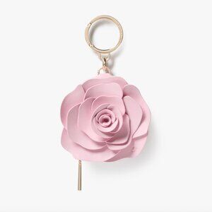NEW Kate Spade Rose Flora 3D Coin Purse Bag Charm Novelty